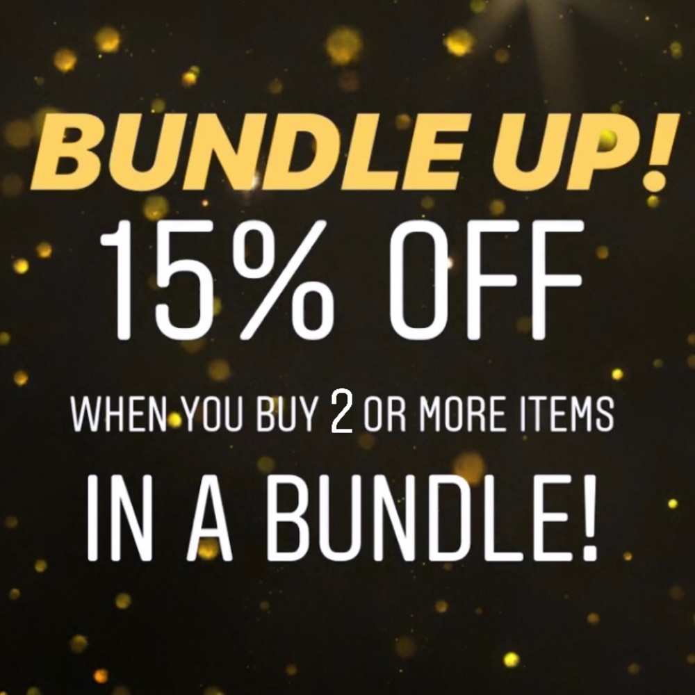 JUST IN!! Buy 2 Items, get 15% off!